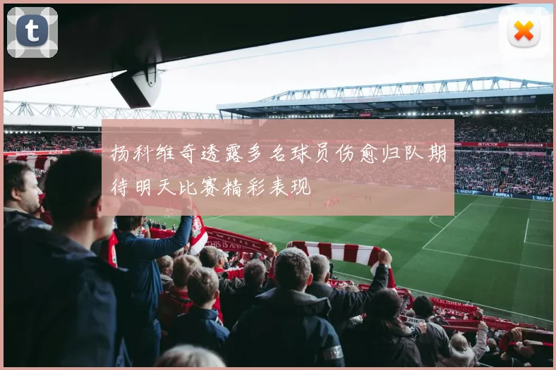 扬科维奇透露多名球员伤愈归队期待明天比赛精彩表现